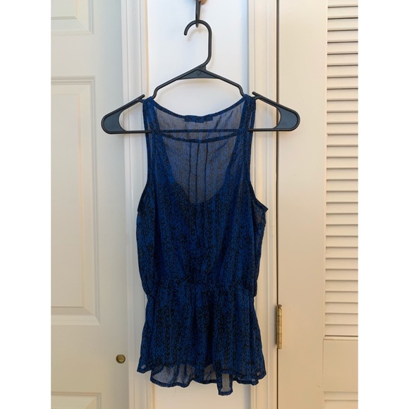 Blue see through top - Picture 2 of 3